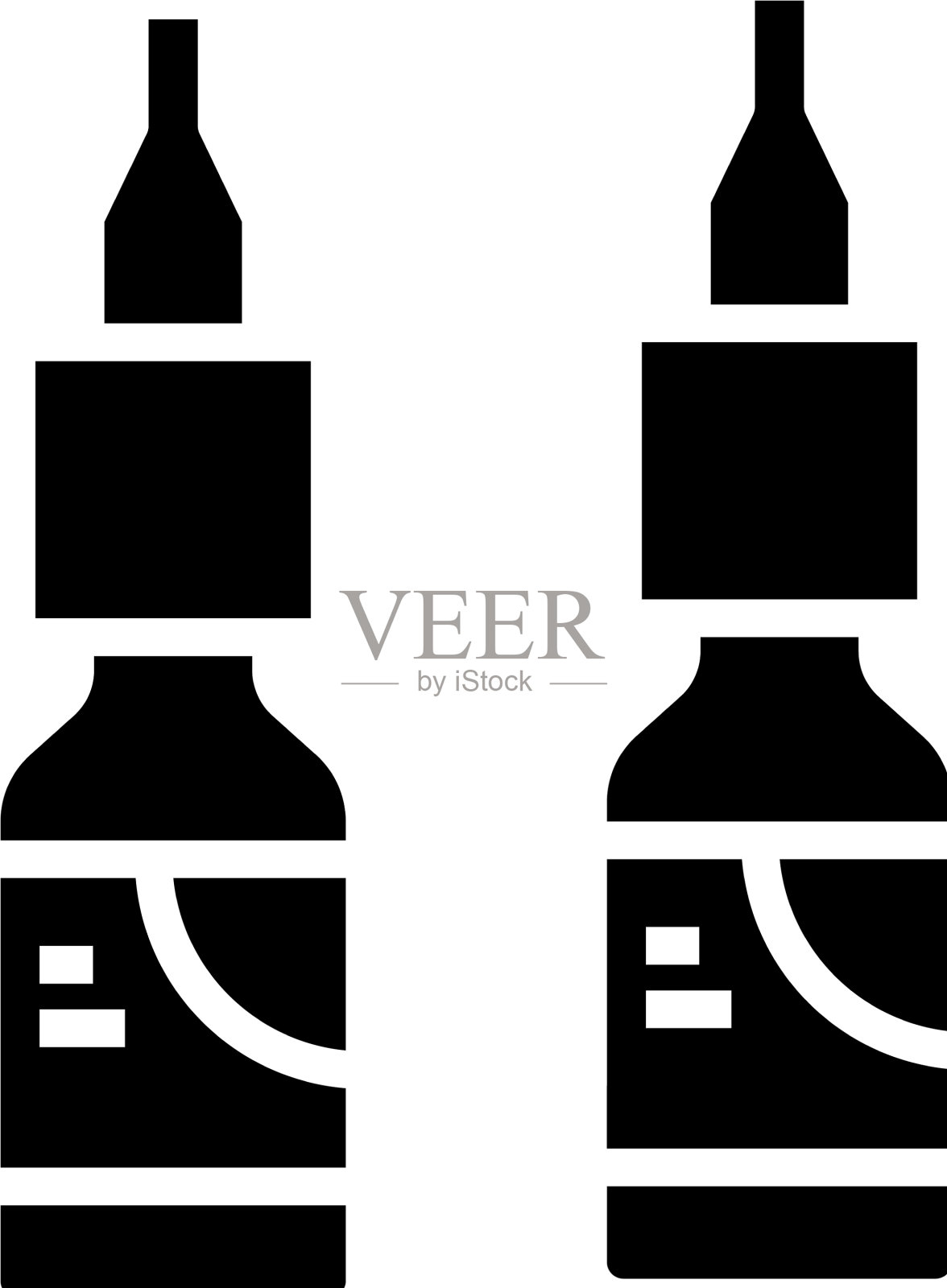 药物黑色图标概念插画图片素材