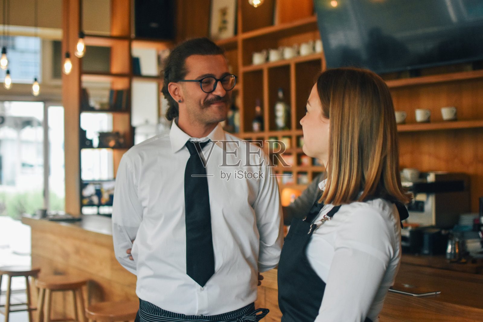 咖啡师照片摄影图片