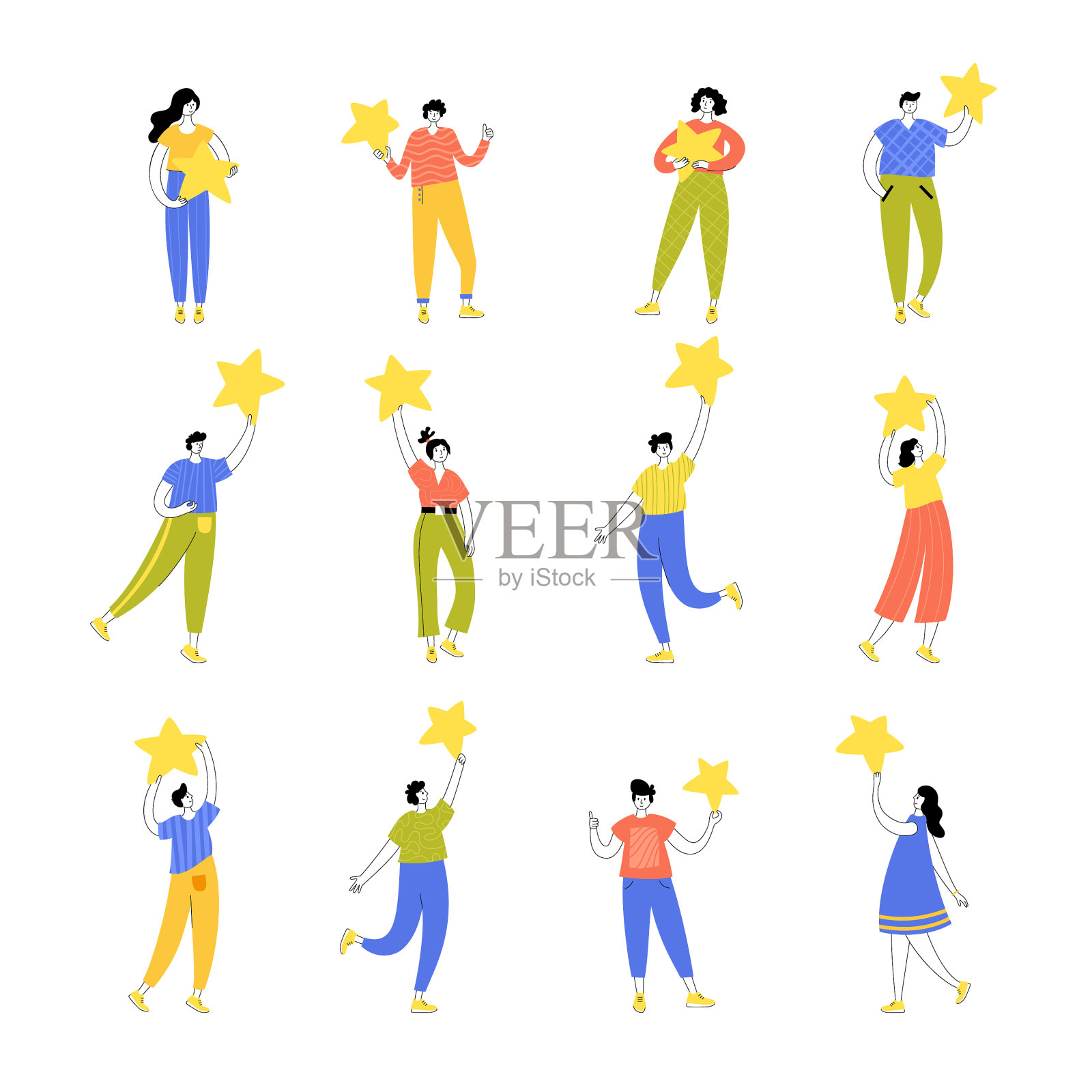 反馈评估的概念插画图片素材