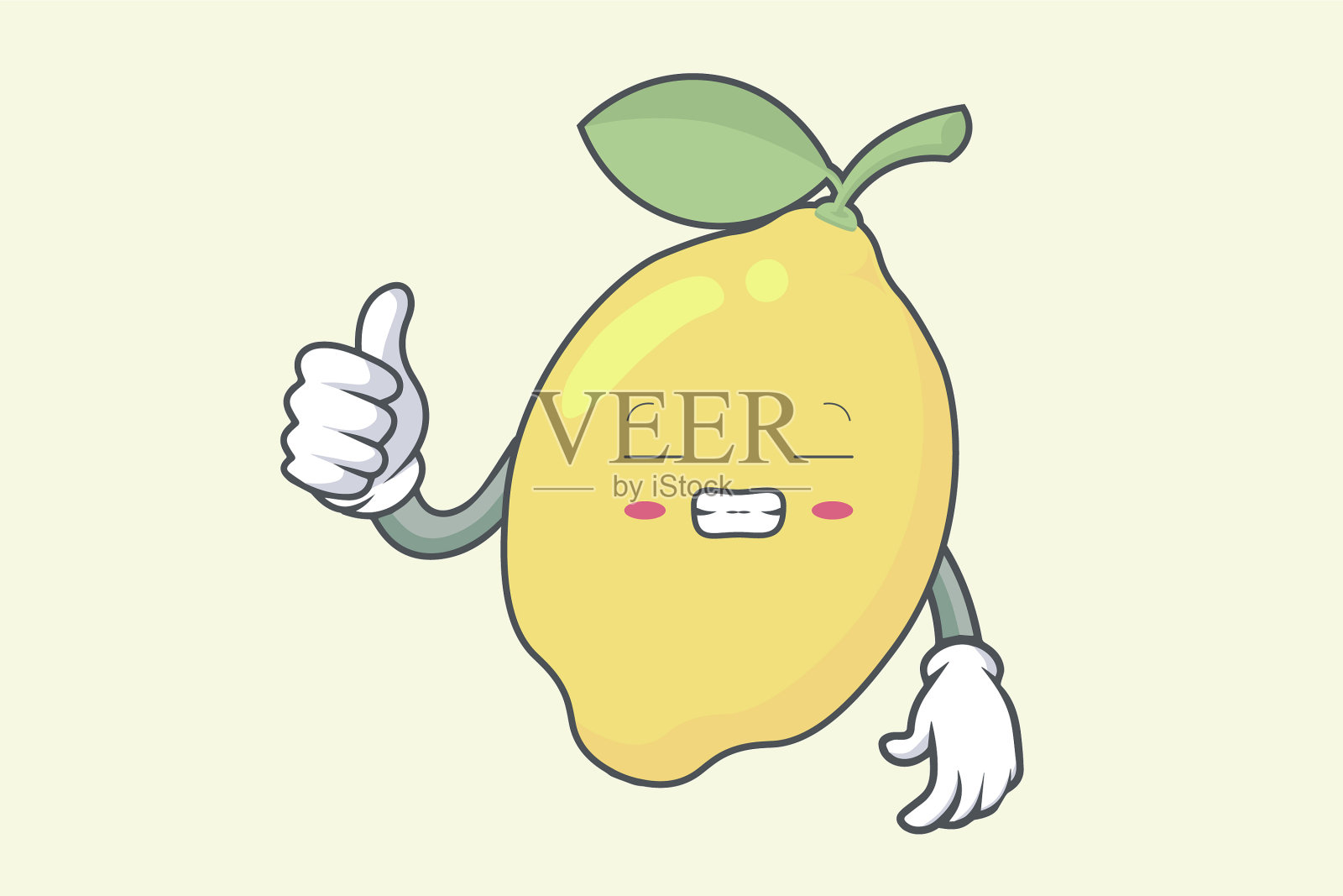 竖起大拇指，好，好，手势沮丧插画图片素材