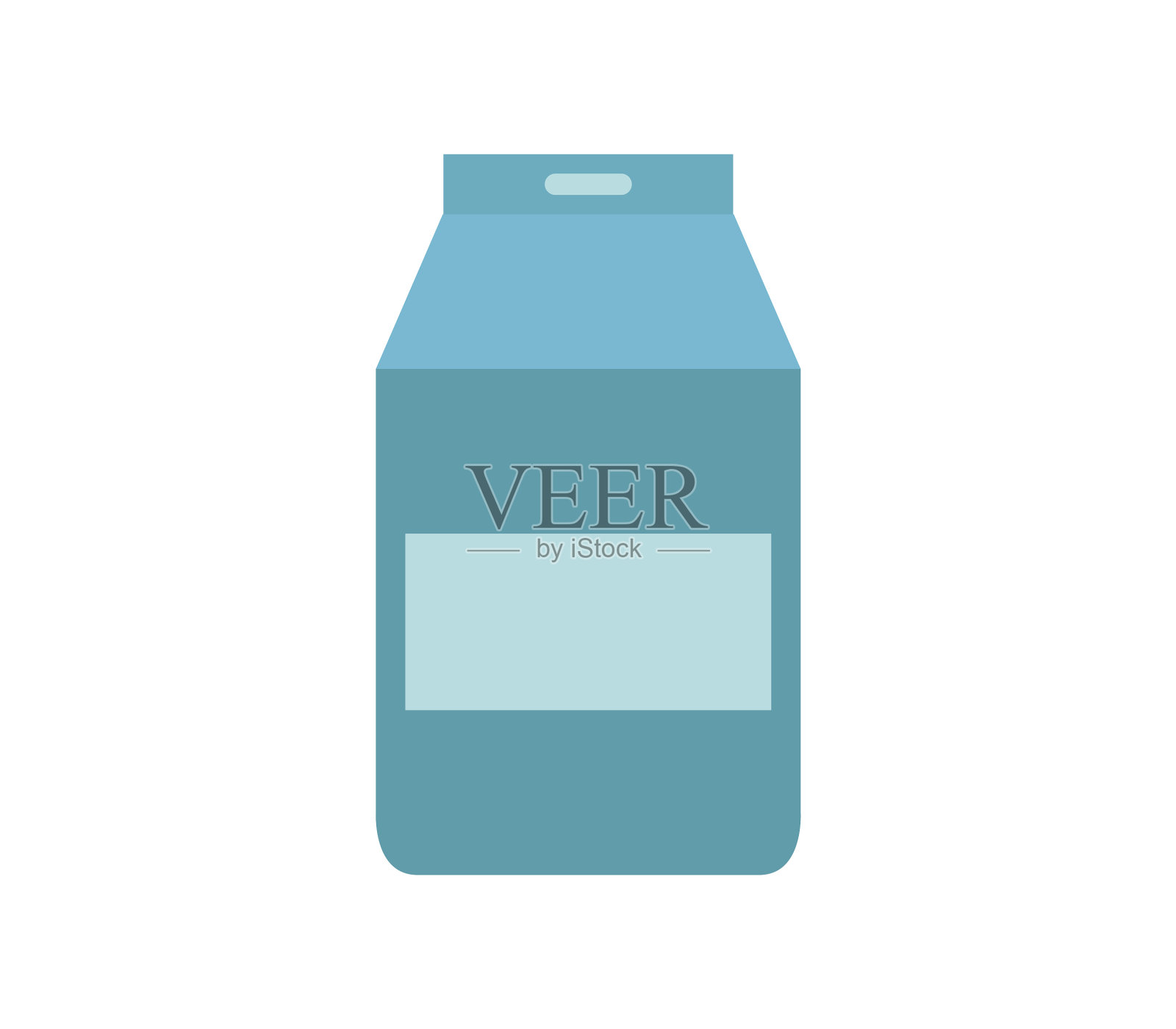 牛奶图标在白色的背景插画图片素材