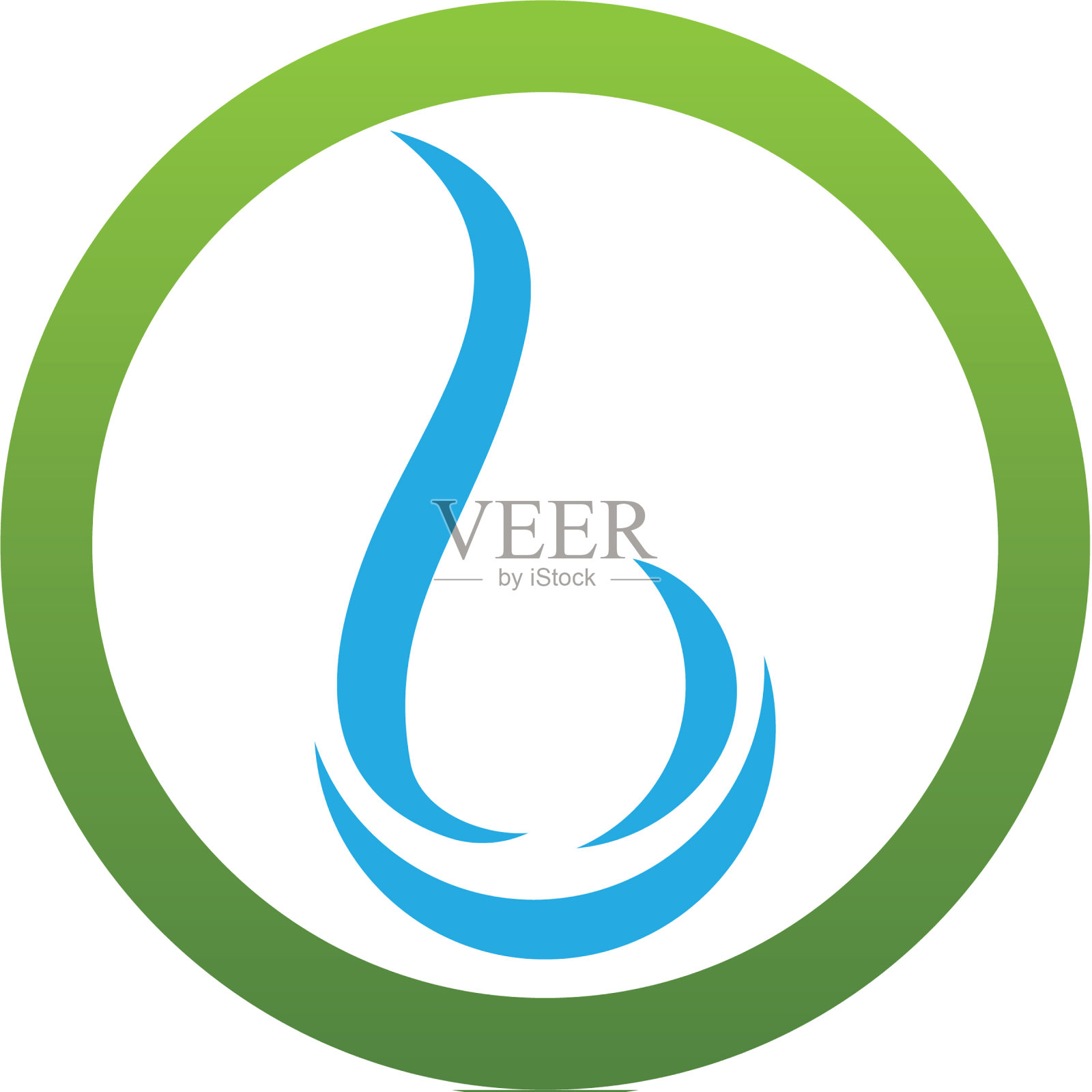 水波图标插画图片素材