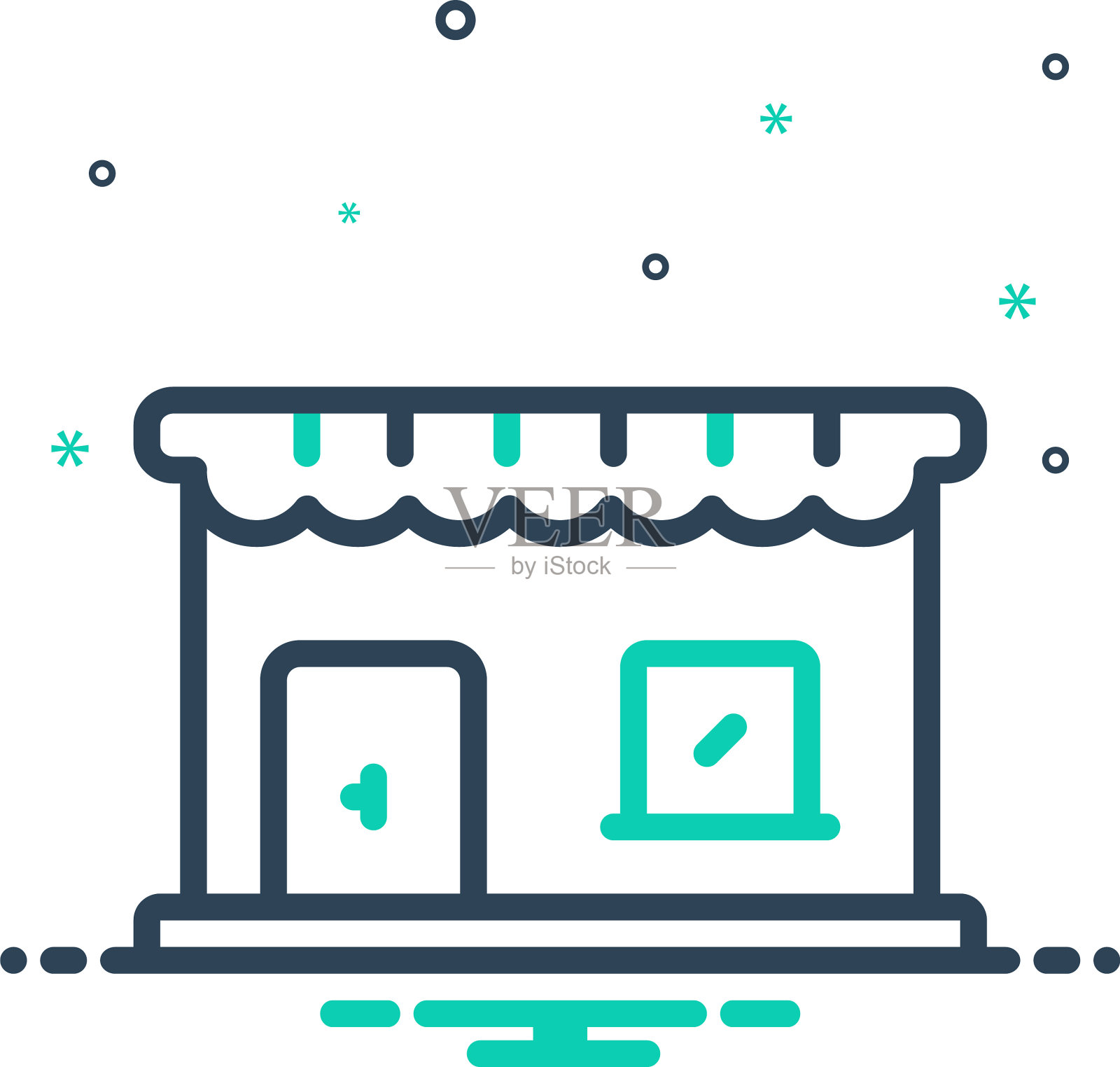 商店插画图片素材