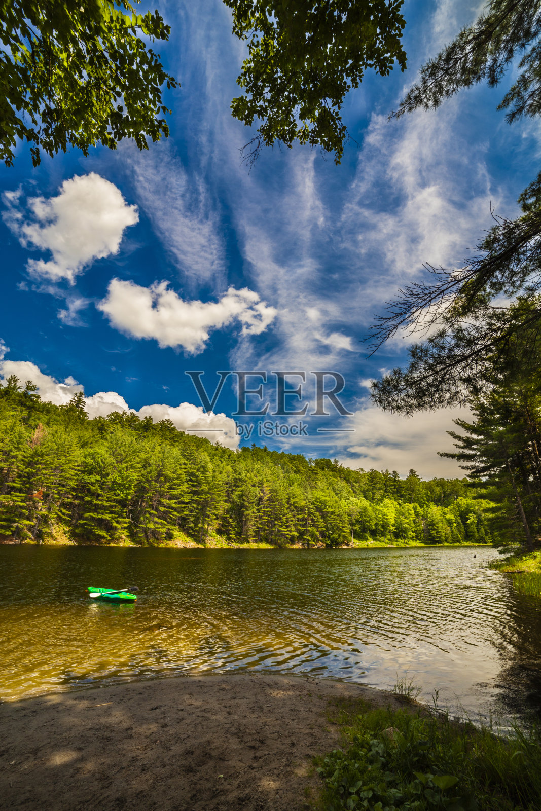 加拿大的湖照片摄影图片