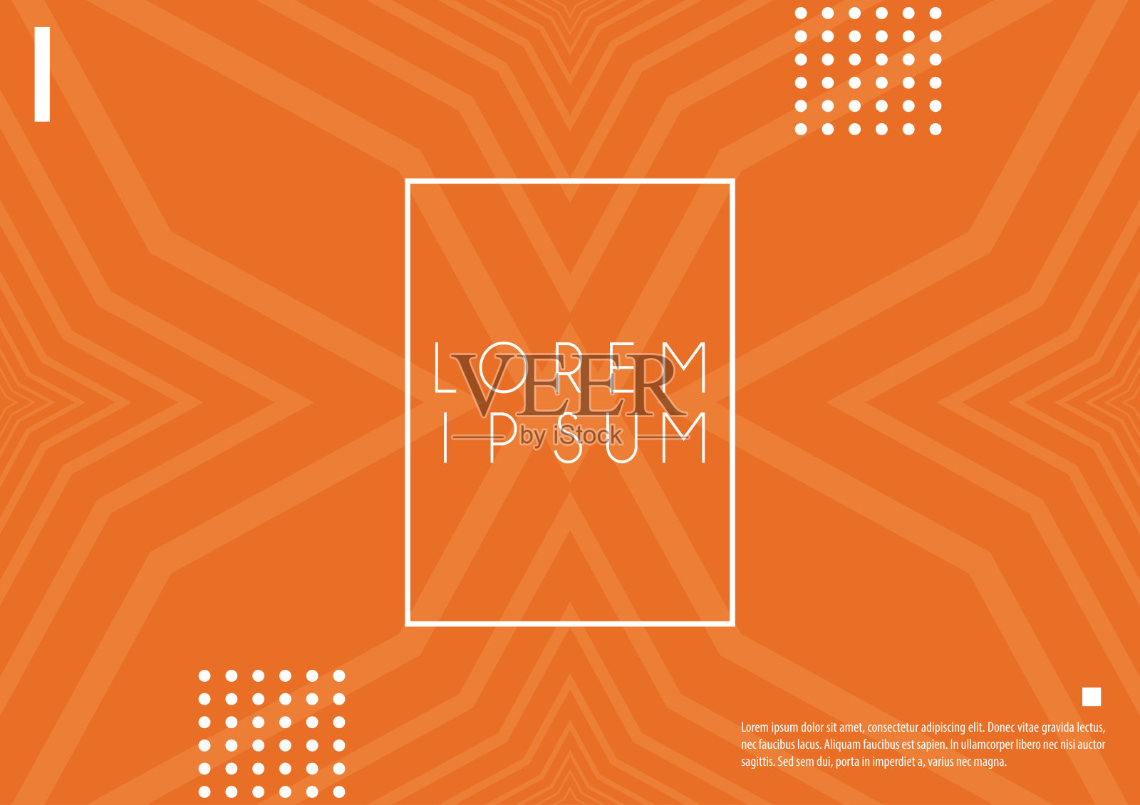 橙色数字封面抽象背景设计模板素材