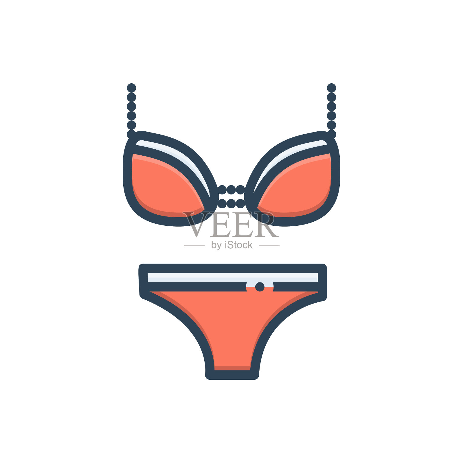 内衣插画图片素材