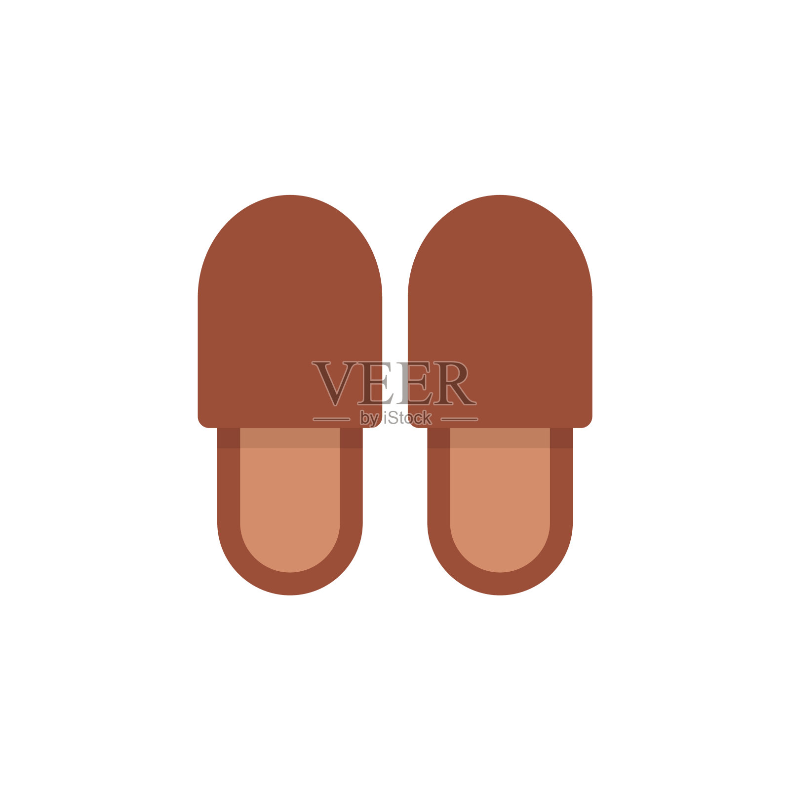 平底拖鞋，家拖鞋图标，一块奶酪图标，矢量插图孤立在白色背景图标素材