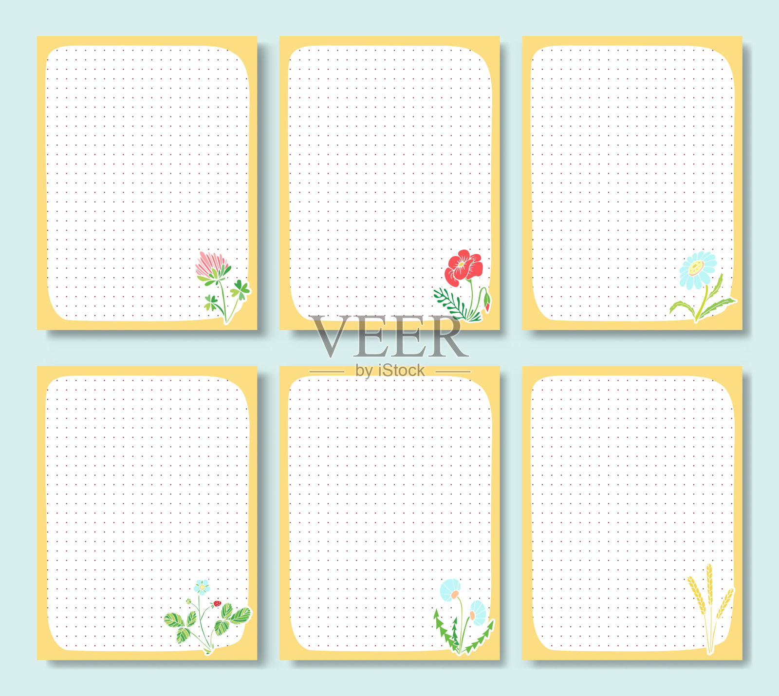 矢量插图。可打印卡》杂志上。通用卡插画图片素材