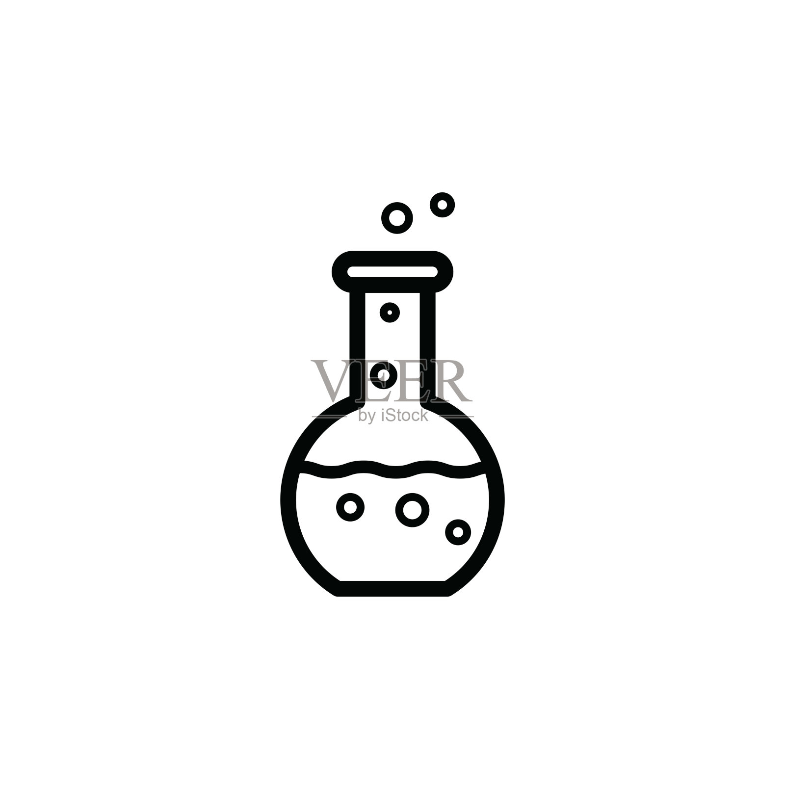 插图向量图形的化学图标模板插画图片素材