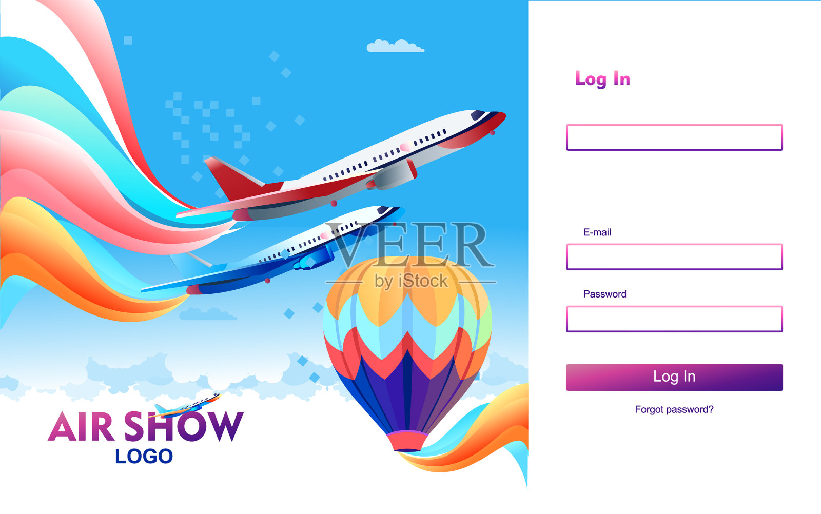 在表格中签名插画图片素材