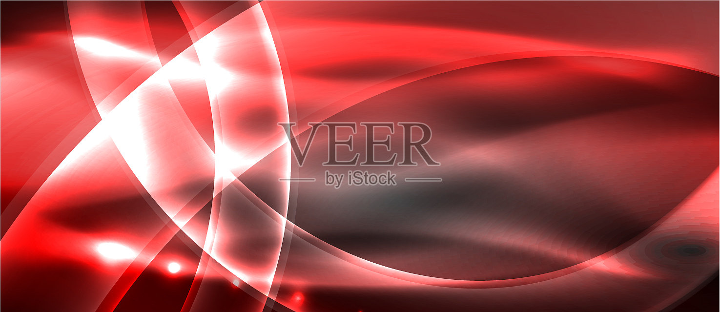 抽象背景用霓虹波光设计插画图片素材