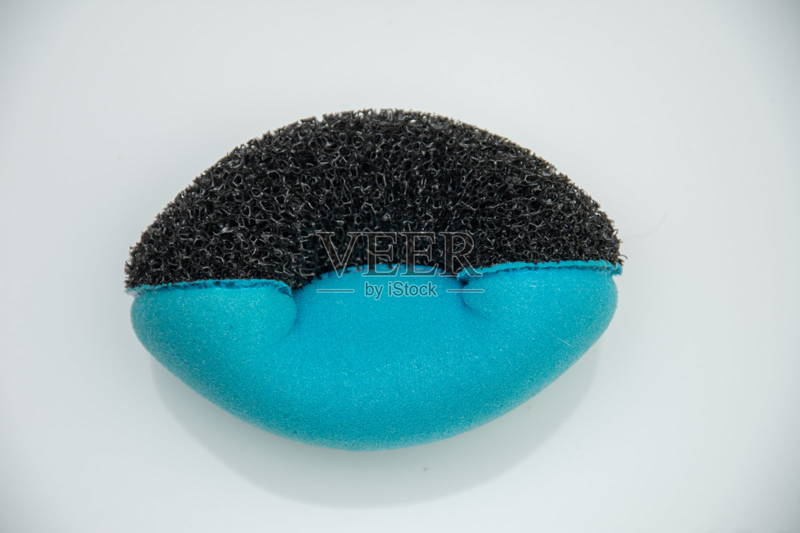 黑色的厨房海绵，细节，背景照片摄影图片