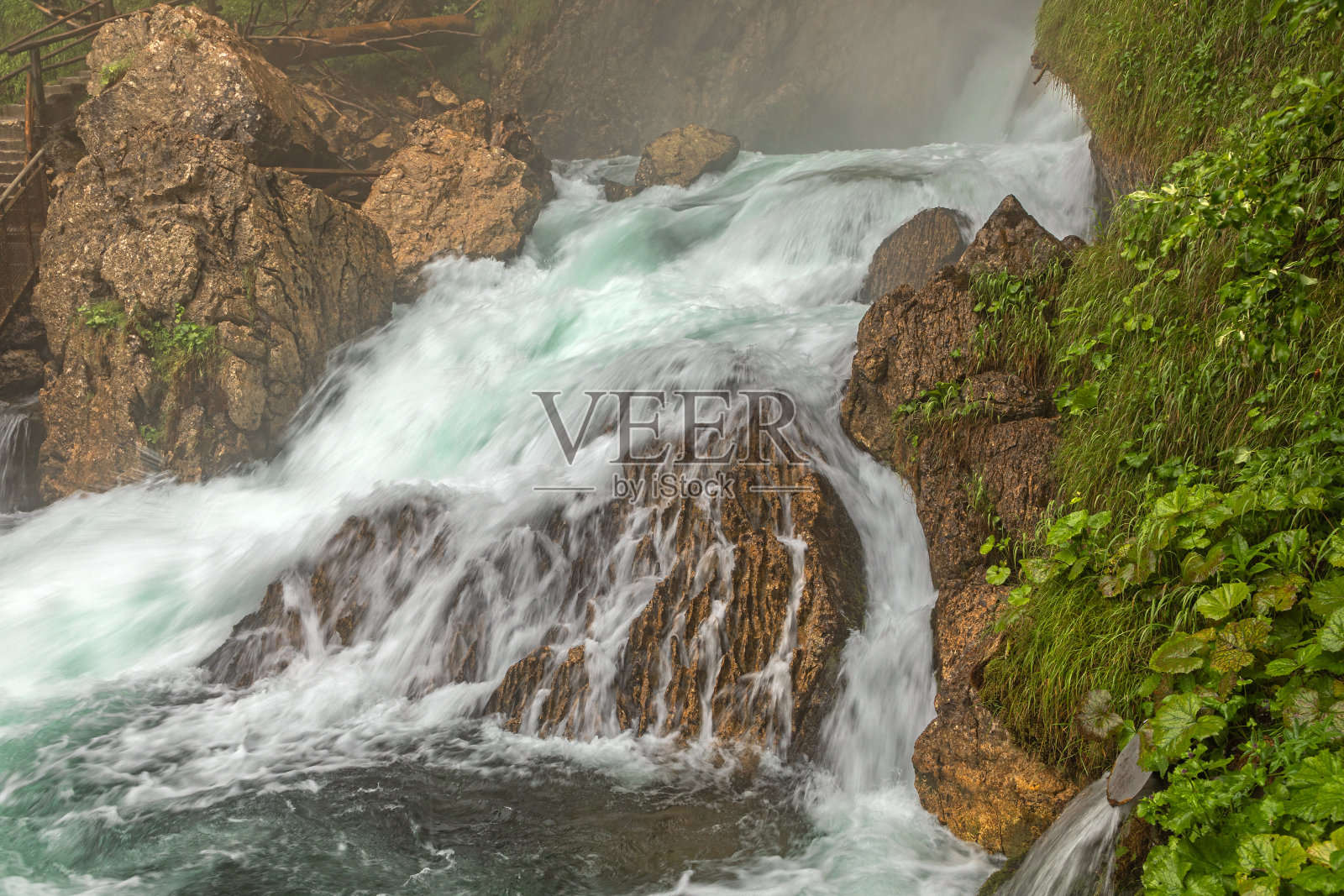 戈林瀑布，奥地利萨尔茨堡照片摄影图片