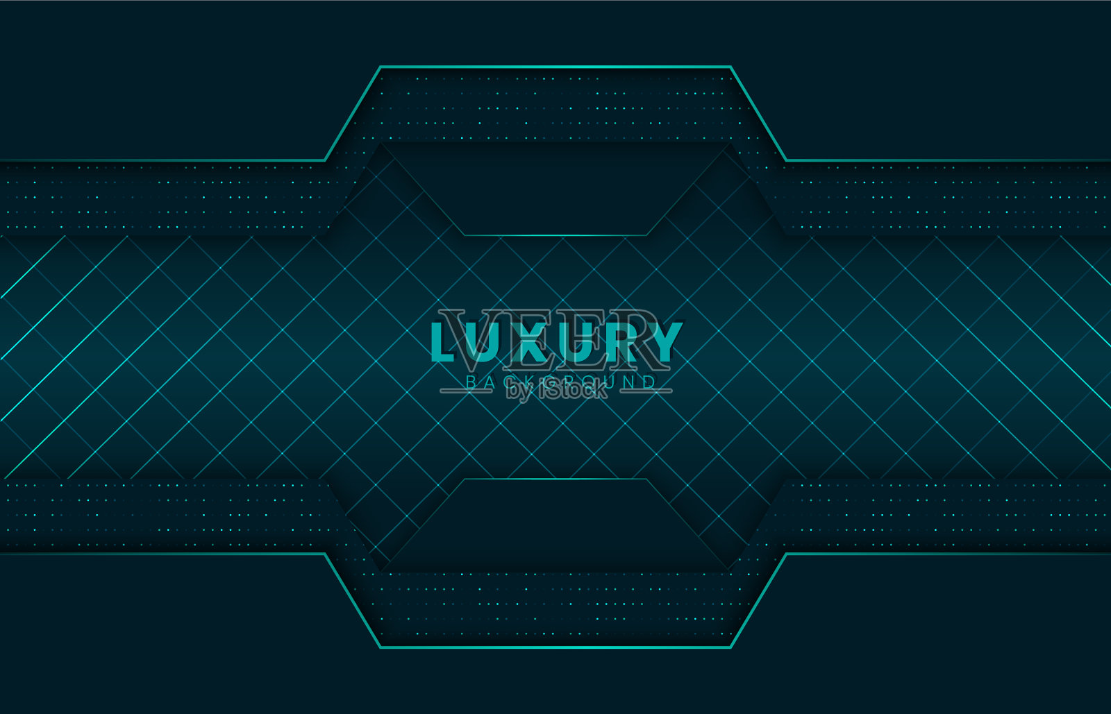 豪华背景在深绿色插画图片素材