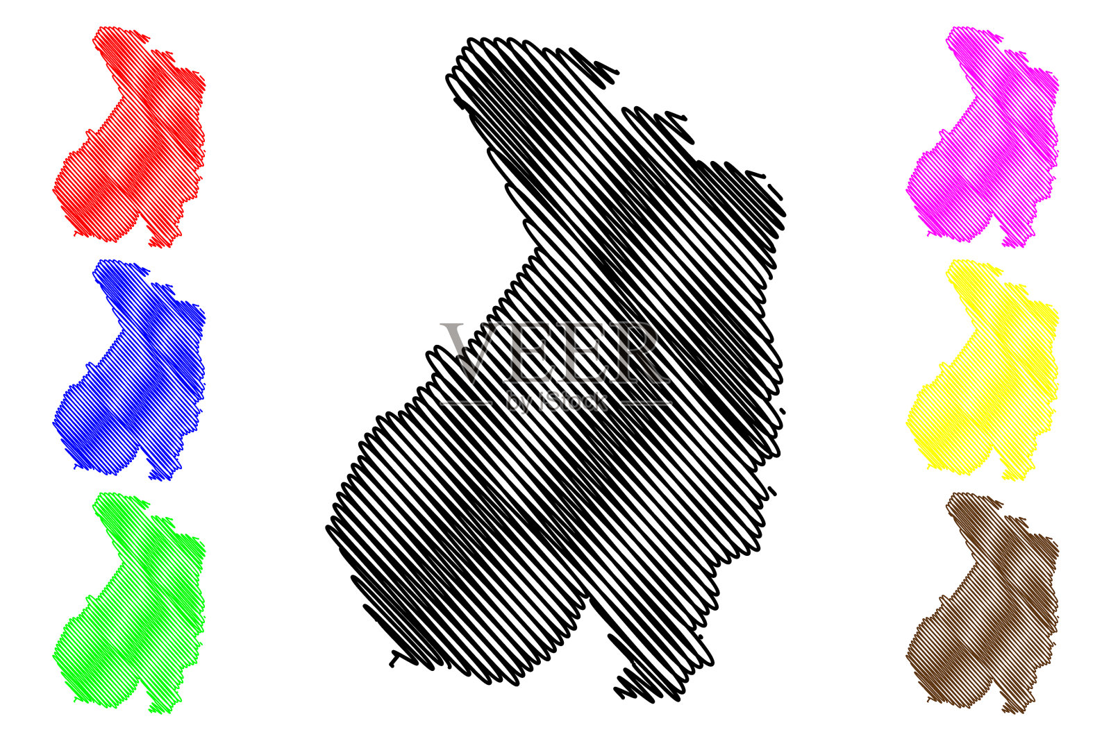 上奥古韦省隶属于加蓬插画图片素材