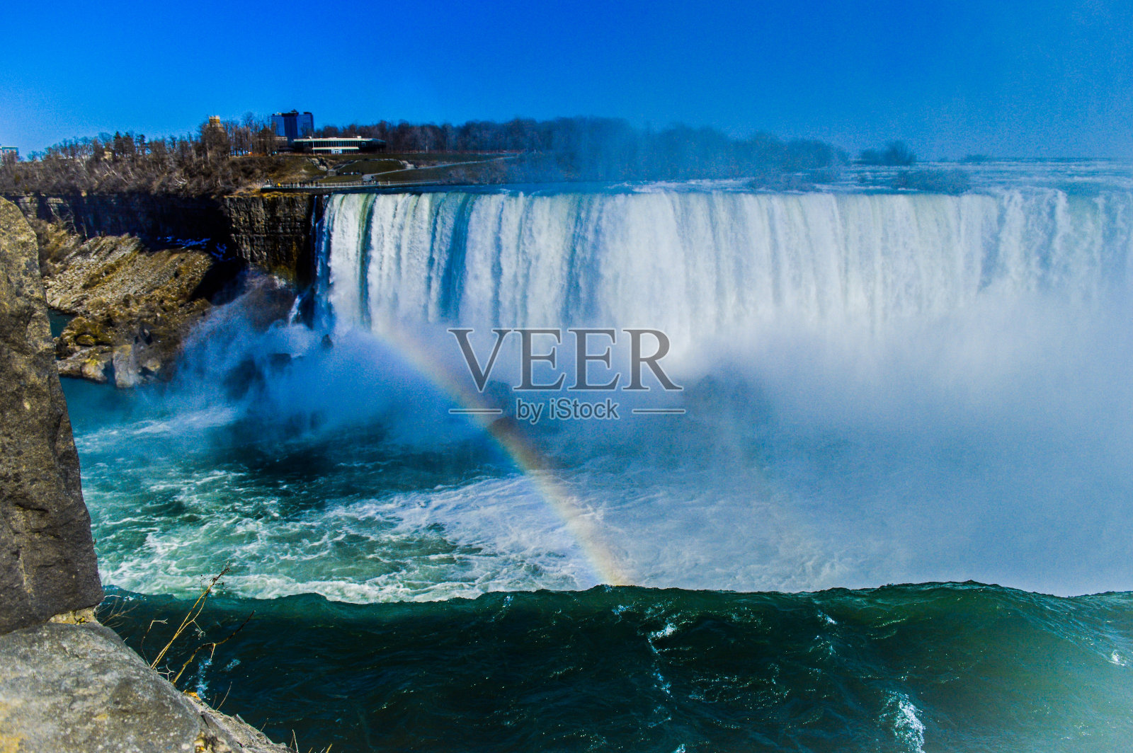 尼亚加拉大瀑布-日照片摄影图片