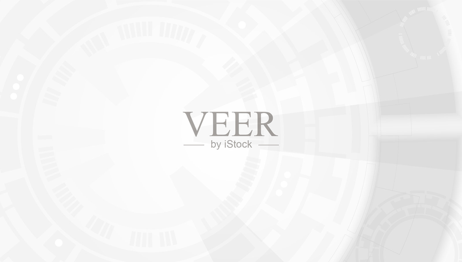 带有科技元素的灰色抽象背景。插画图片素材