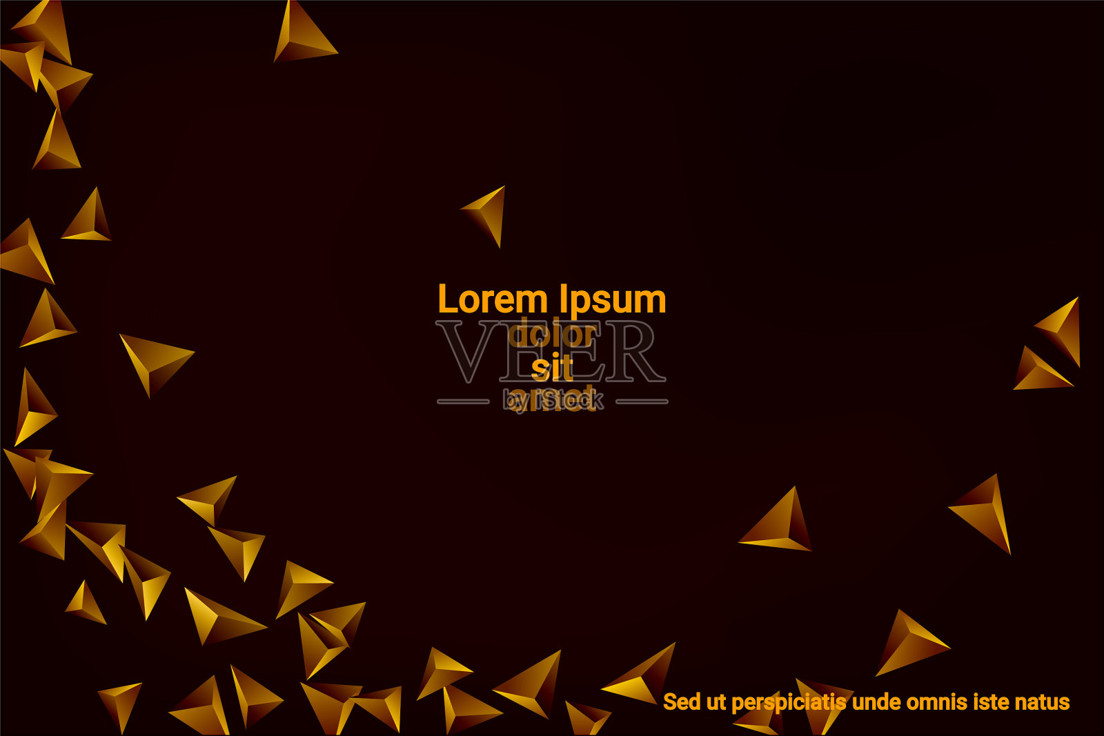 三角形的背景插画图片素材