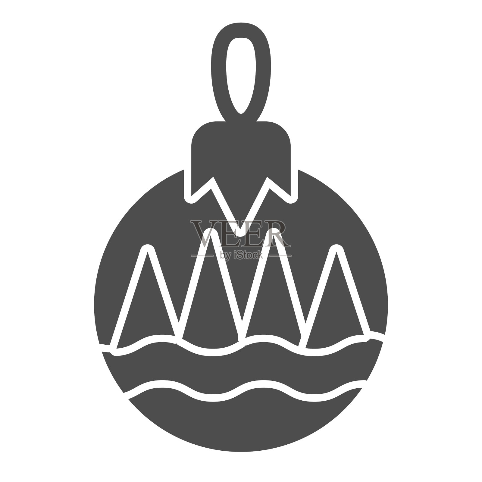 树球立体图标树玩具装饰符号插画图片素材