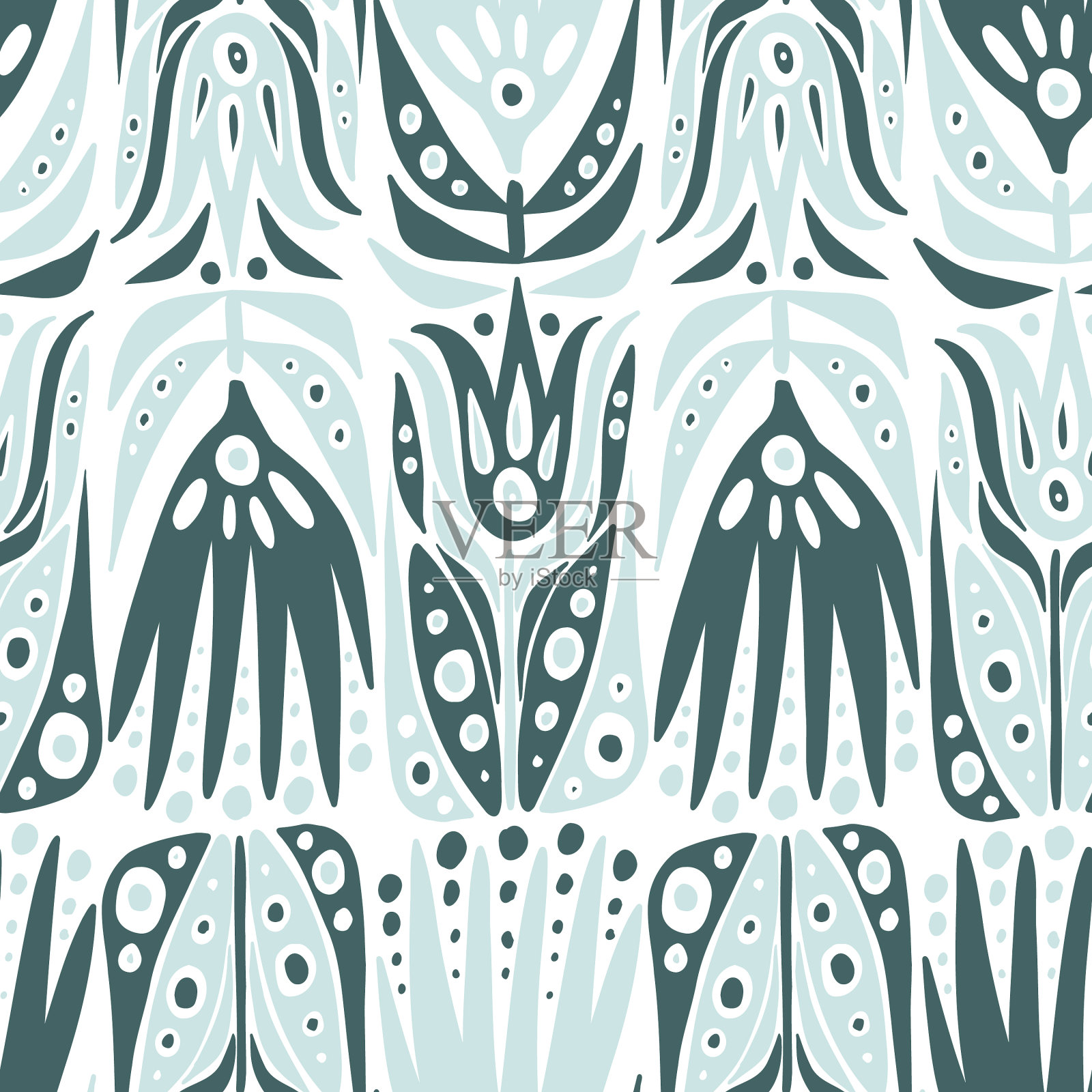 现代无缝抽象图案用插画图片素材