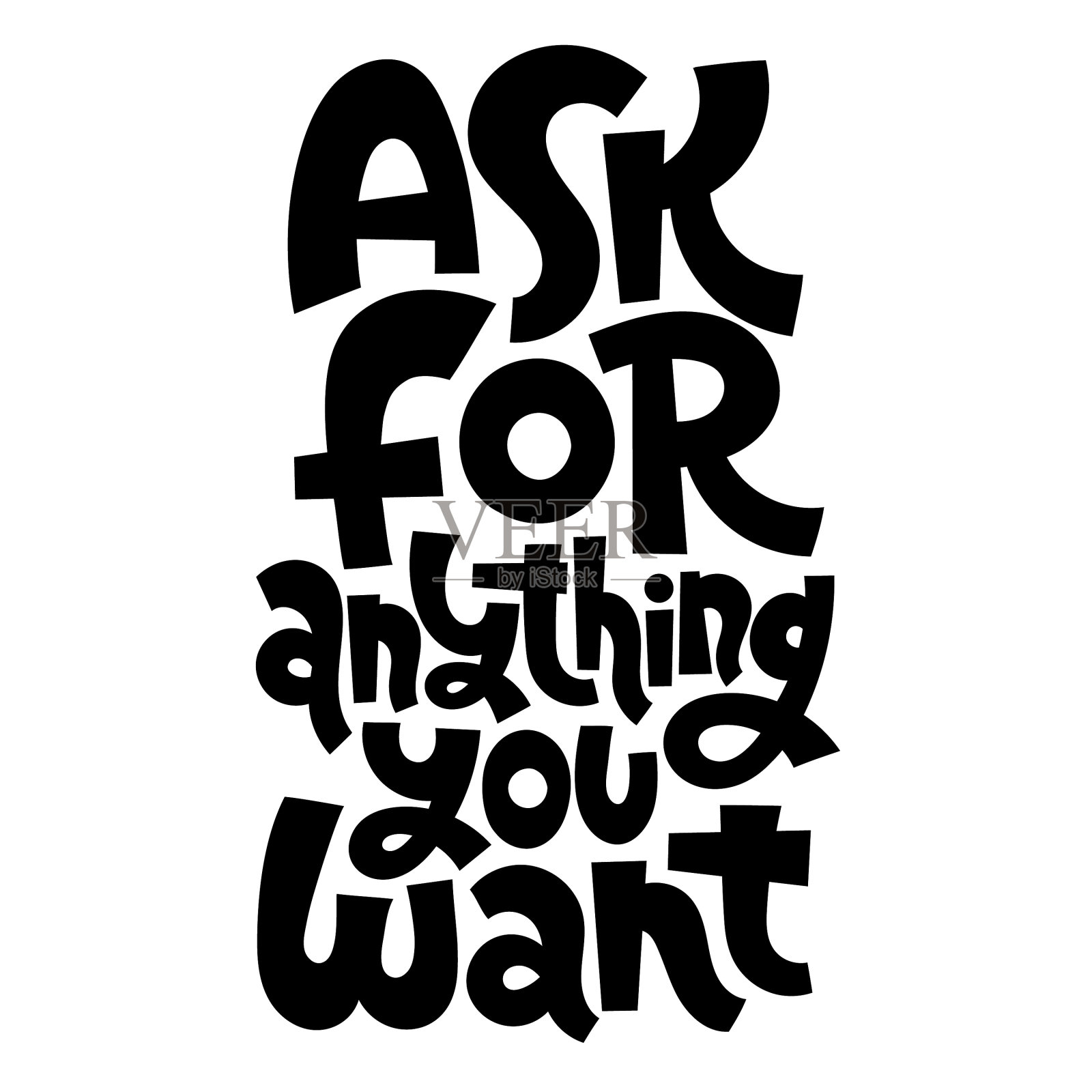 字母报价插画图片素材