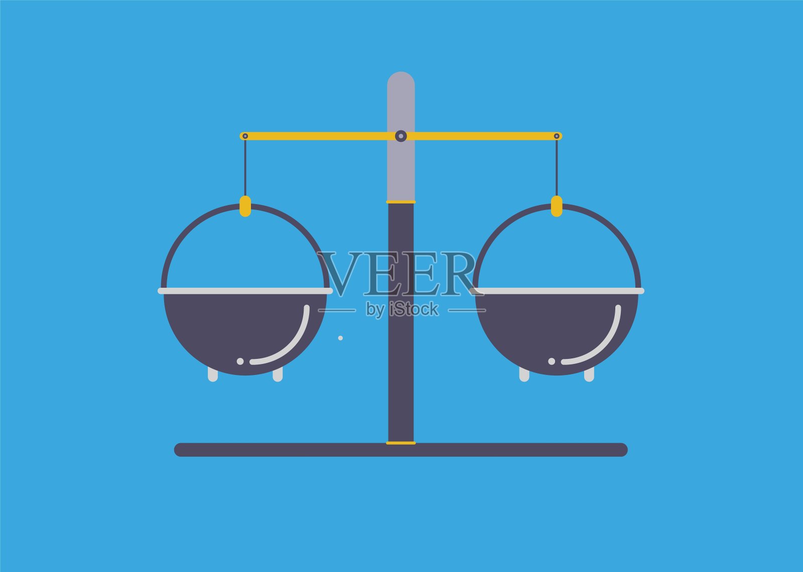 实验室的平衡插画图片素材