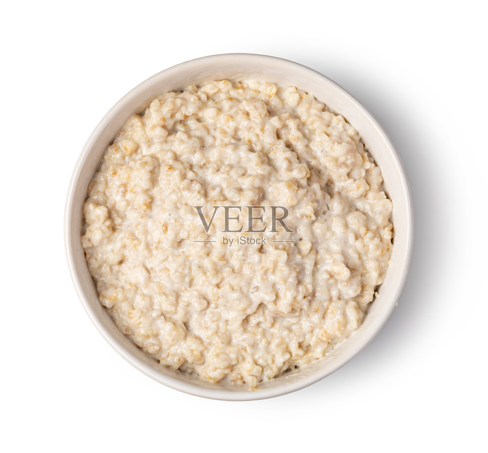 碗里放准备好的燕麦片照片摄影图片