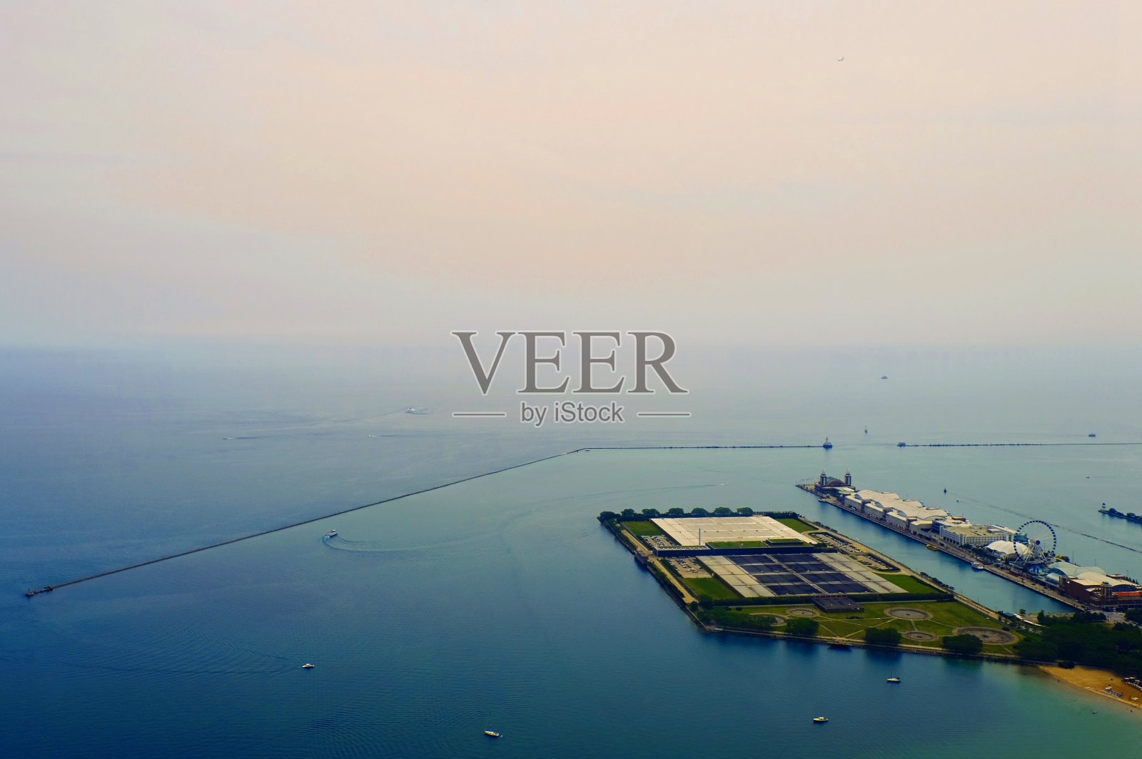 芝加哥的夏天照片摄影图片