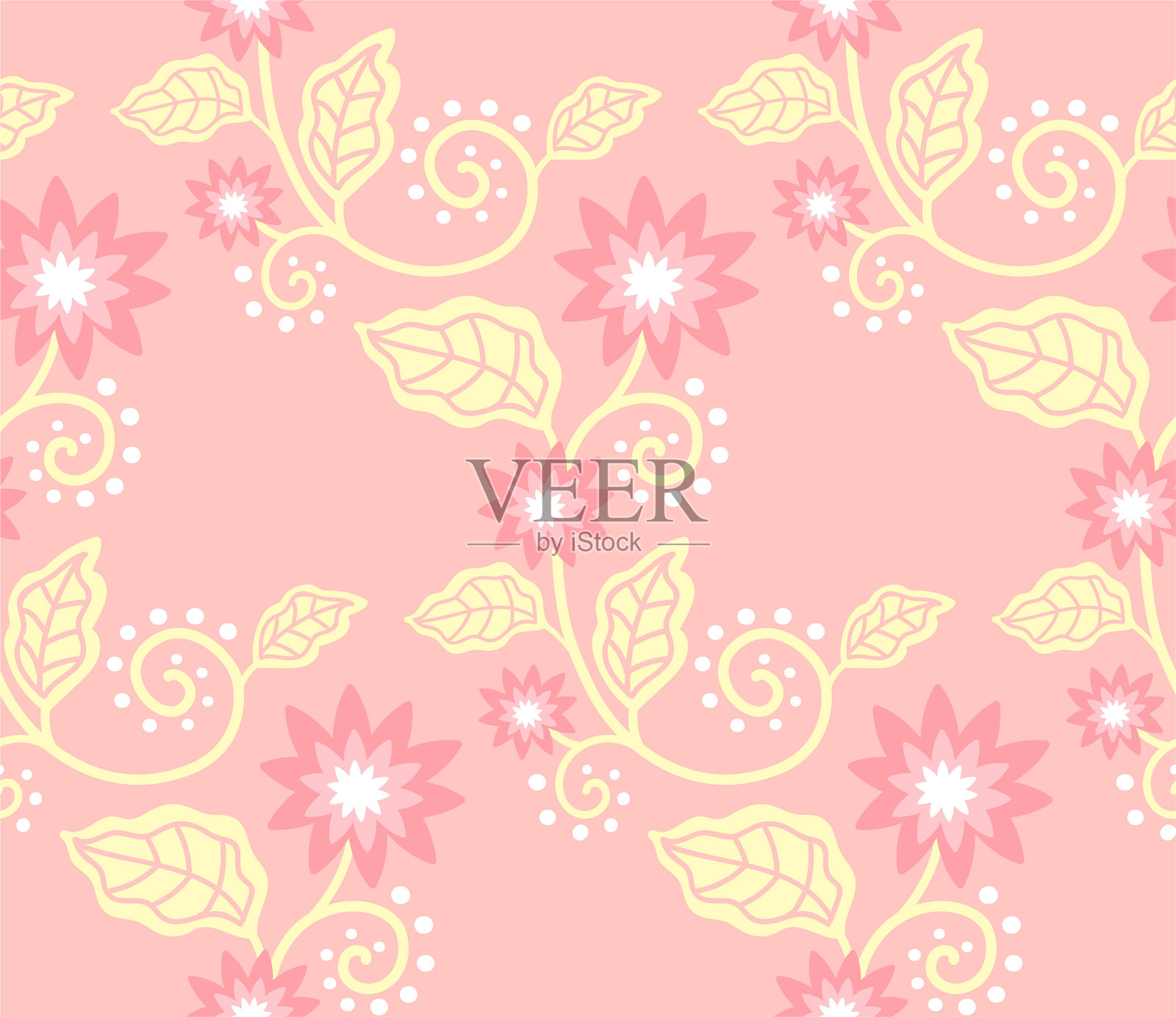 花的图案设计模板素材