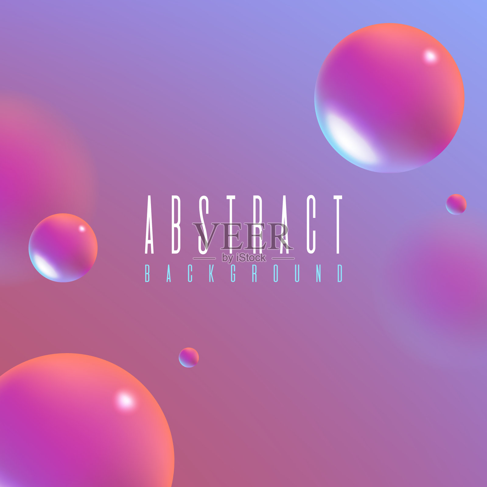 带有液体现代形状的抽象流体3D背景集。孤立的向量元素插画图片素材