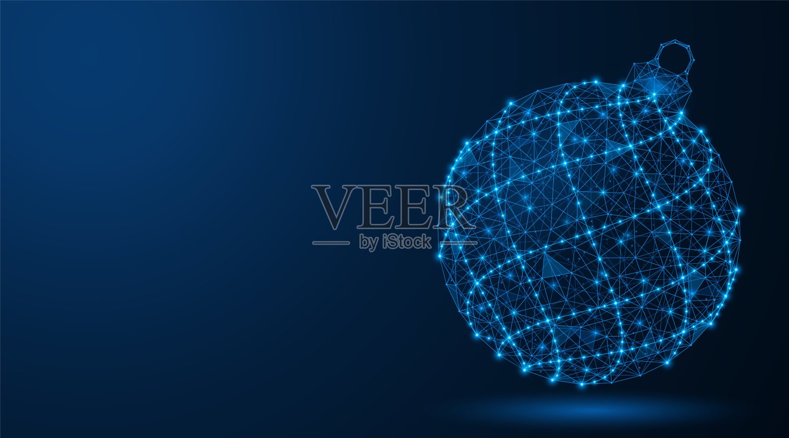 圣诞球。插画图片素材