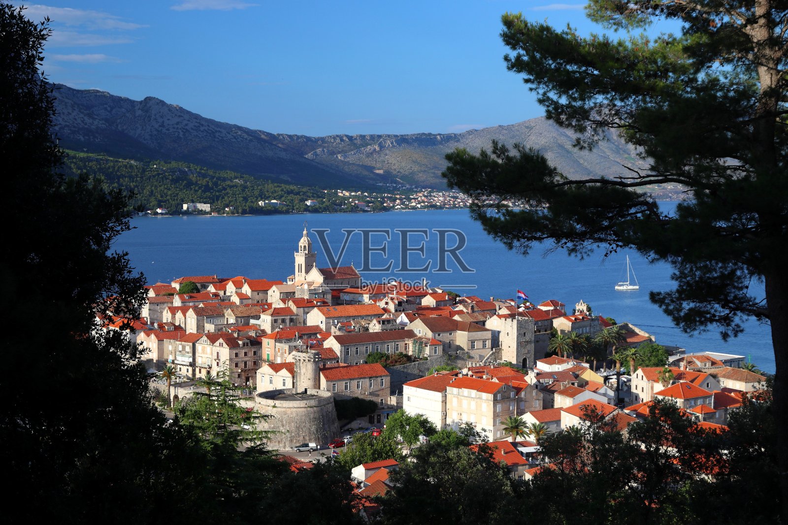 Korcula,克罗地亚照片摄影图片