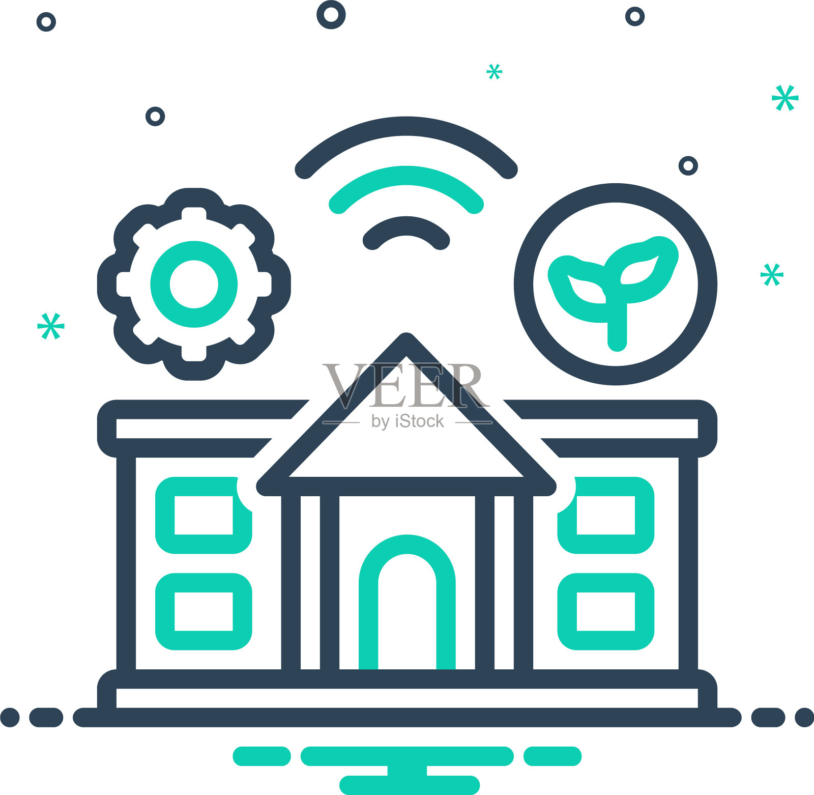 设施插画图片素材