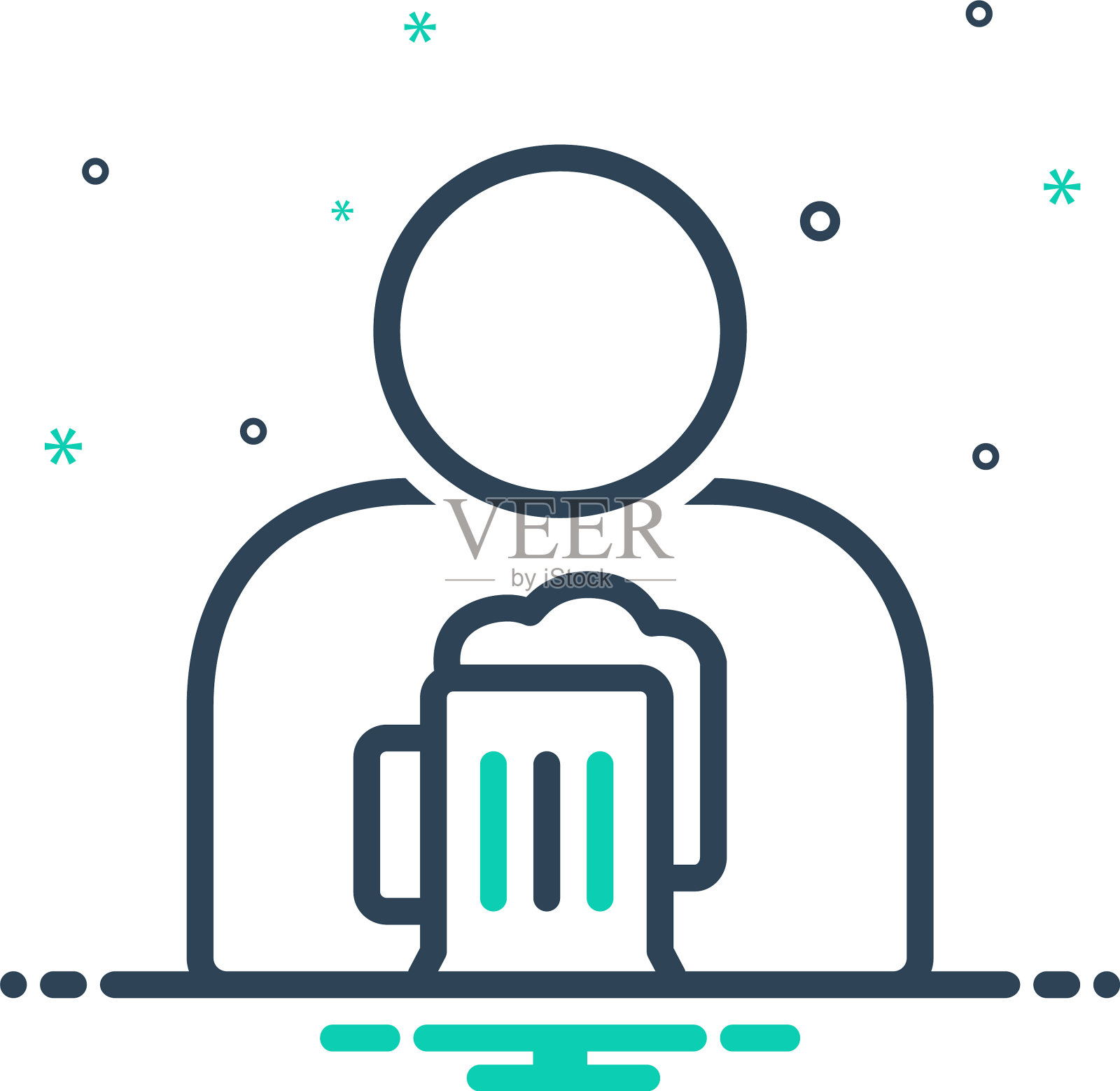 习惯插画图片素材