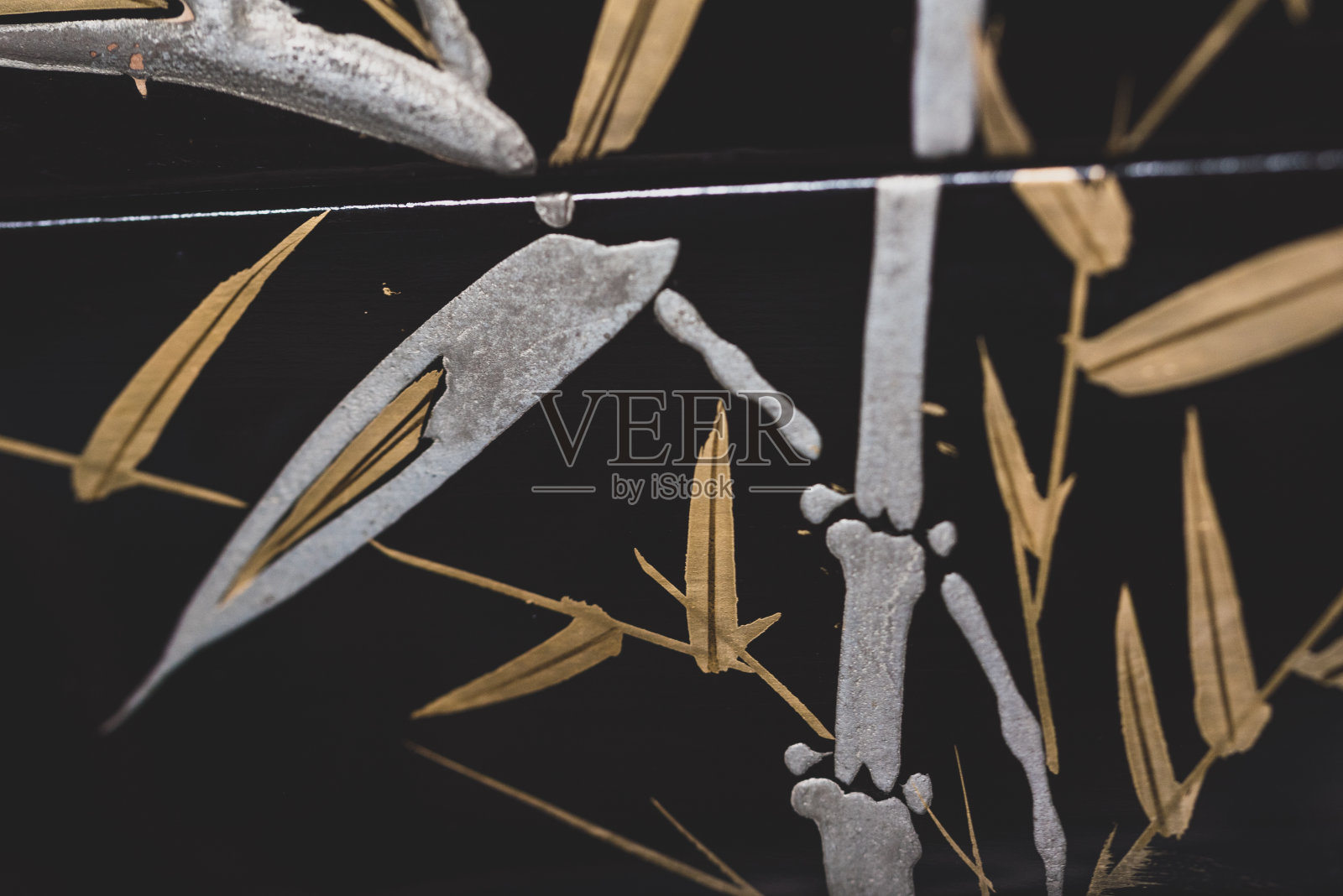 日本传统的精美漆盒照片摄影图片