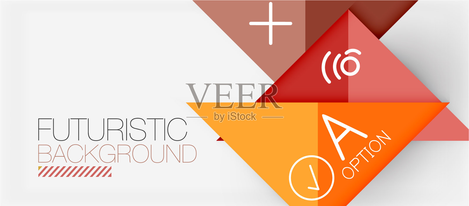 抽象背景几何业务插画图片素材