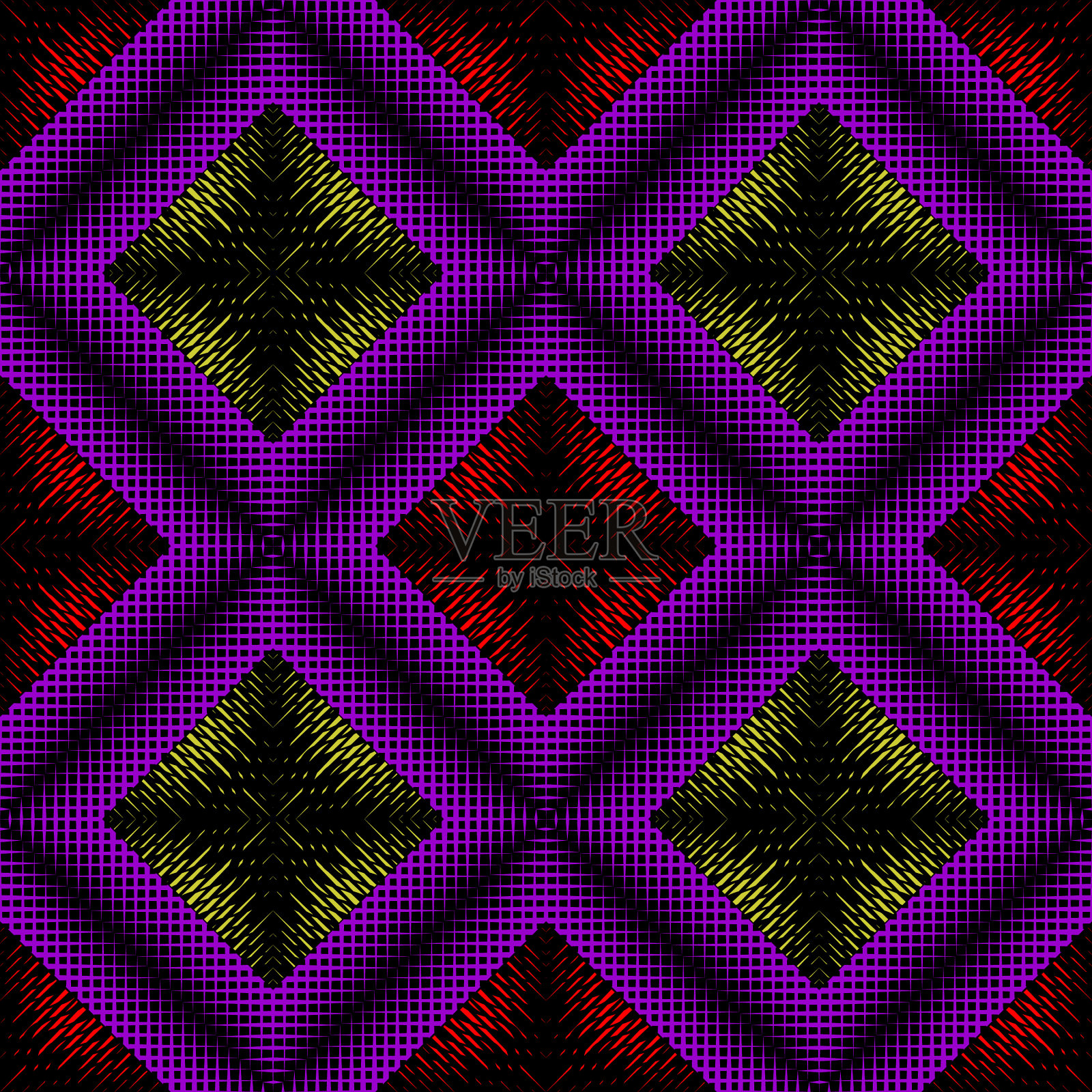 半色调抽象无缝图案插画图片素材