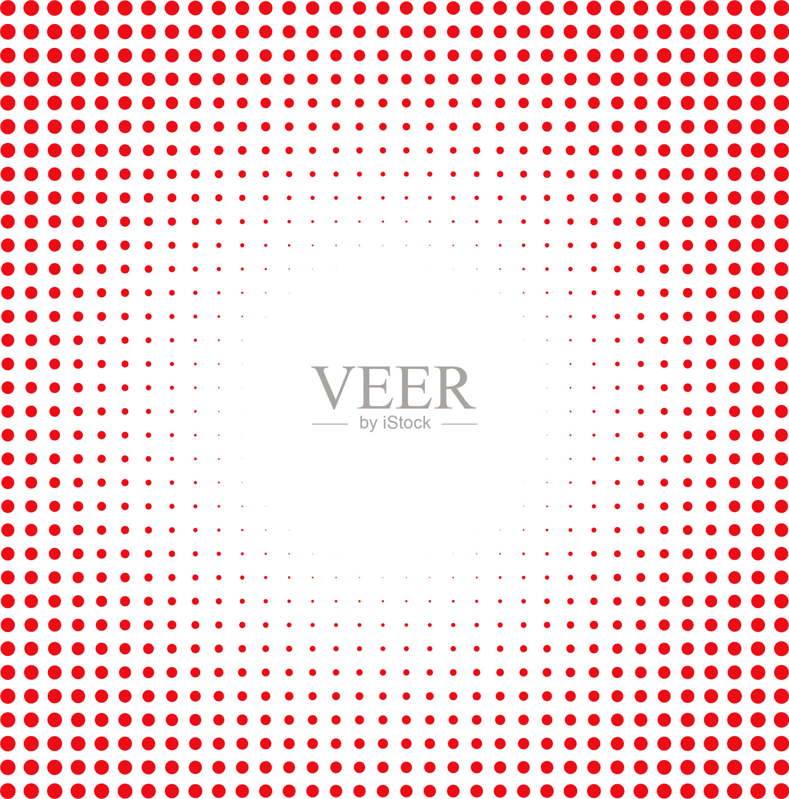 红色的圆点花纹插画图片素材