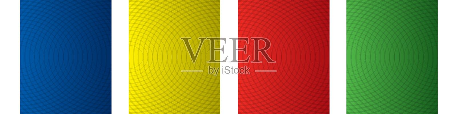 彩色的半色调条纹图案梯度插画图片素材