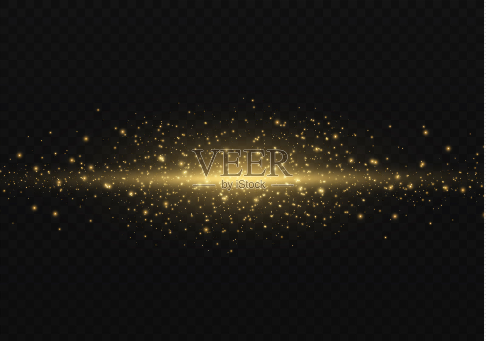 黄色的光线。插画图片素材