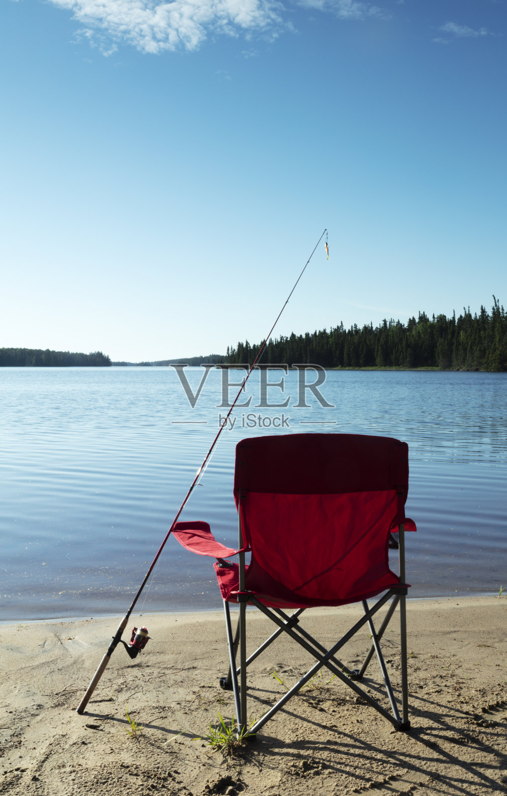 诺皮平省公园黑湖加拿大马尼托巴省照片摄影图片