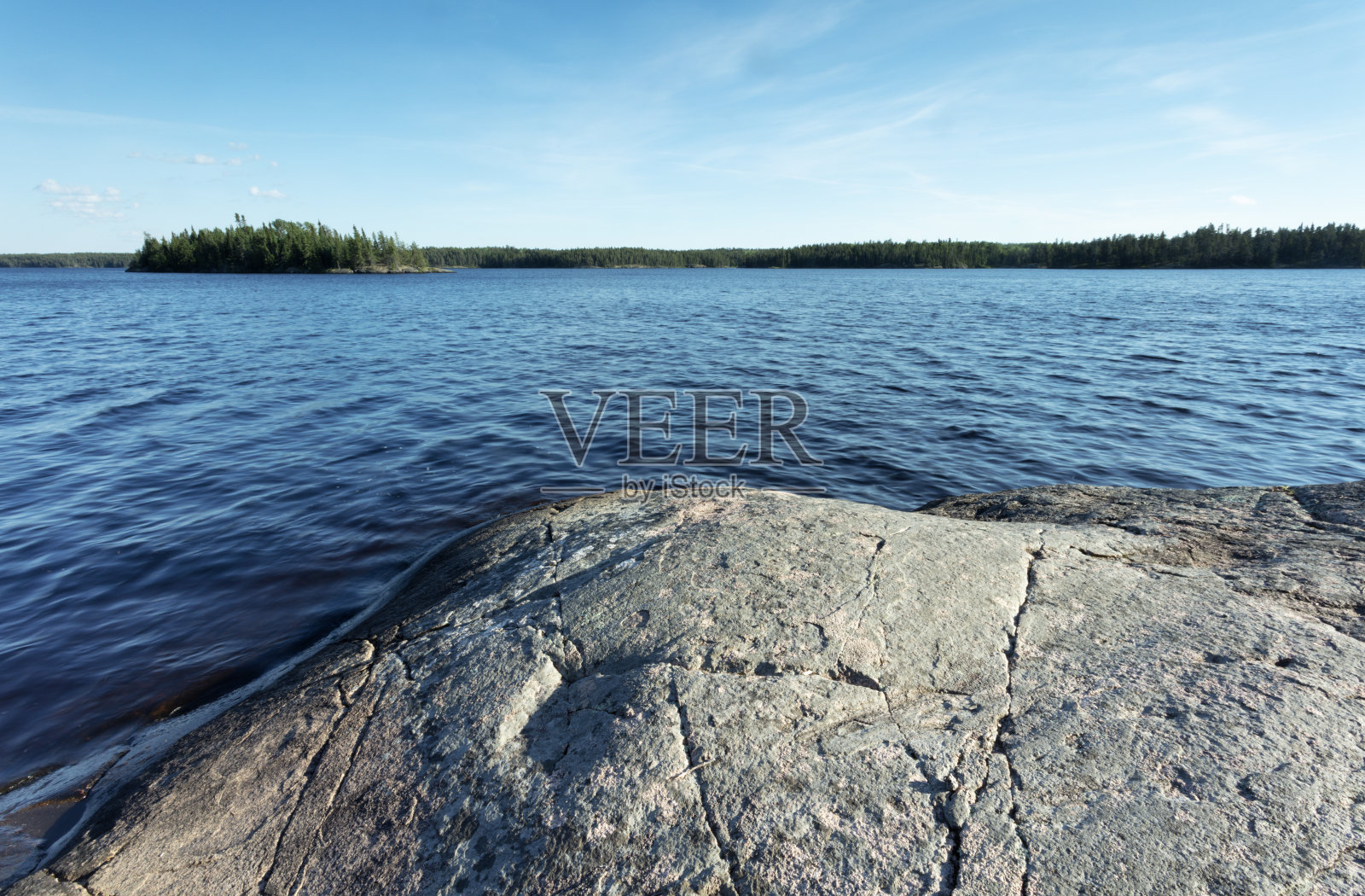 诺皮平省公园黑湖加拿大马尼托巴省照片摄影图片