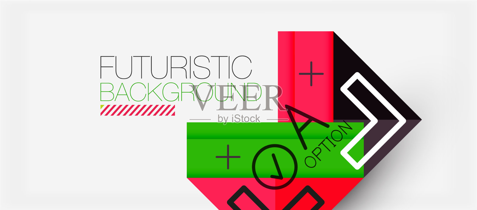 抽象背景几何业务插画图片素材