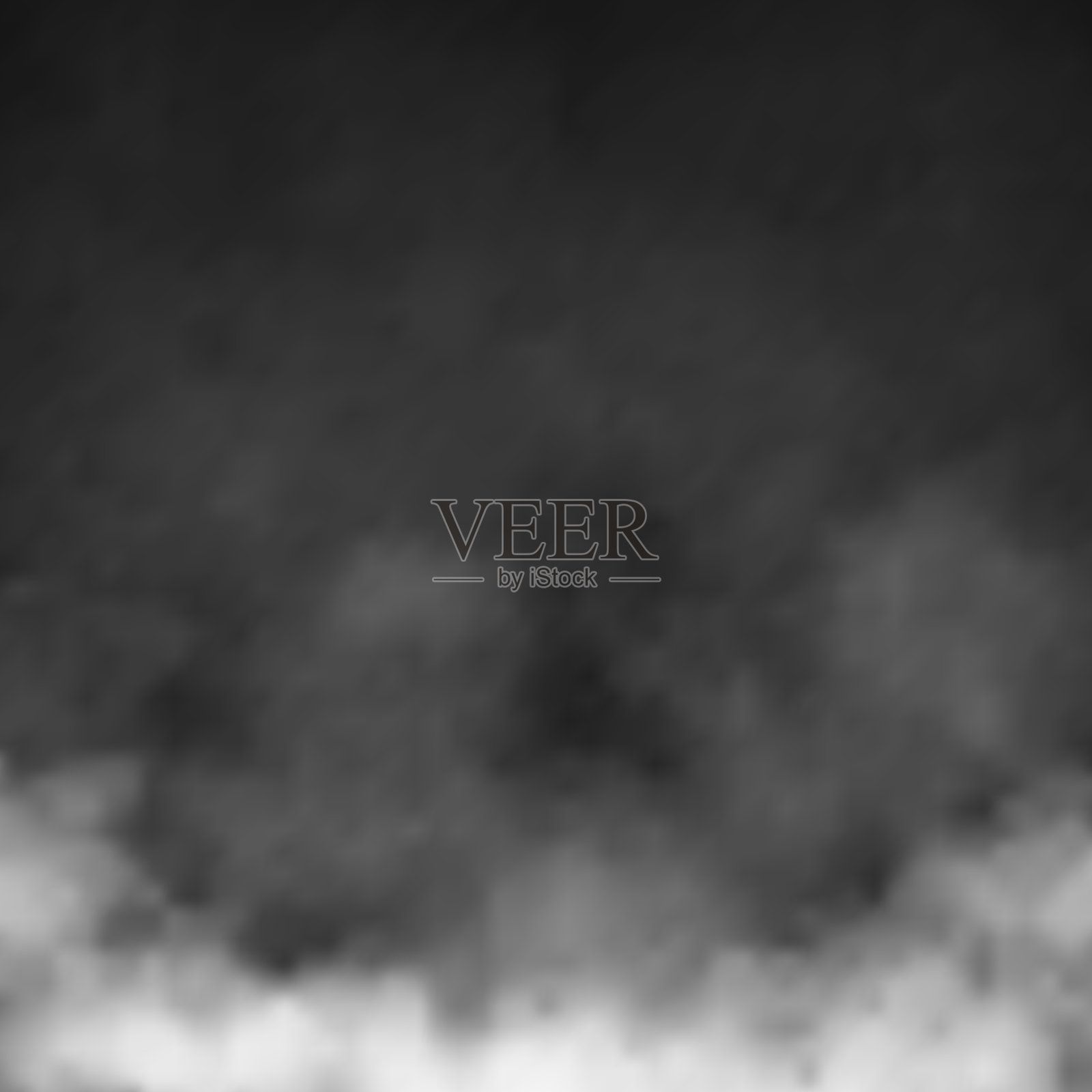 云白色雾霾黑色背景效果插画图片素材