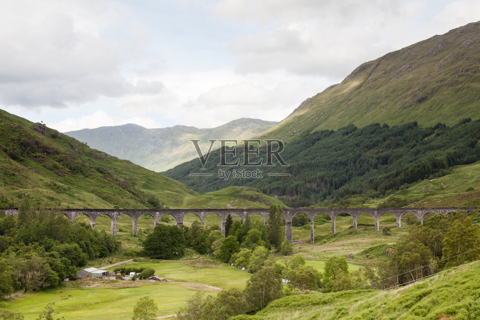 格伦芬南高架桥照片摄影图片