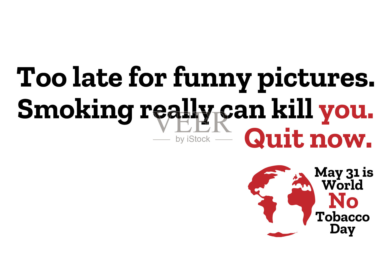 5月31日是世界无烟日的概念模板吗插画图片素材