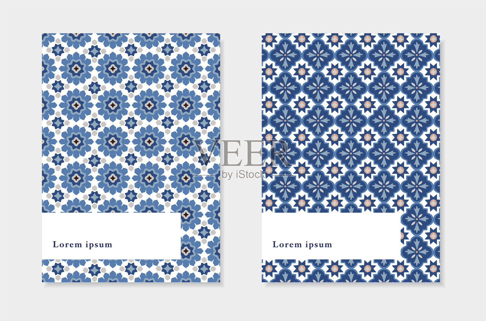 设置手册模板斋月kareem问候设计模板素材