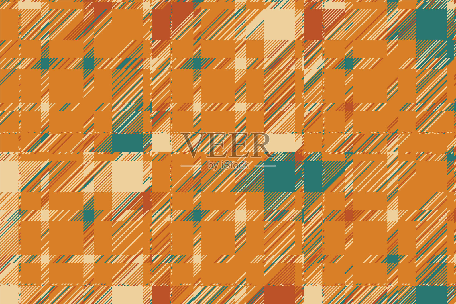 现代glitch背景色几何抽象插画图片素材