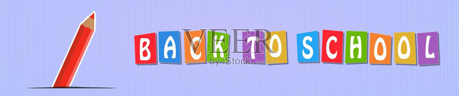 返回学校的矢量背景插画图片素材