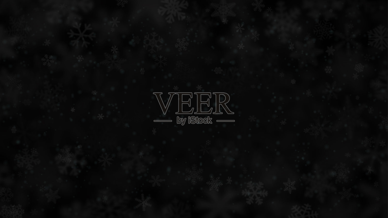 圣诞背景的雪花插画图片素材